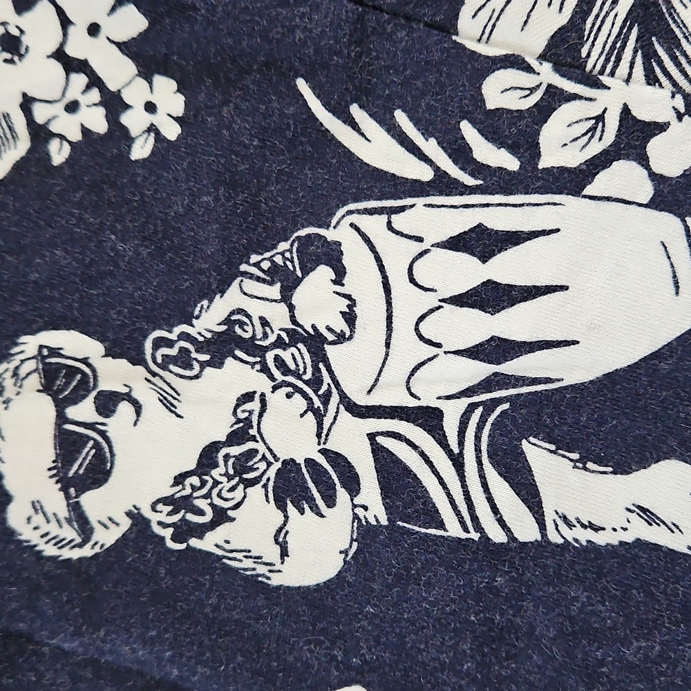POLO Hawaiian Tee In WITH teddy Logo - Picture 4 of 5